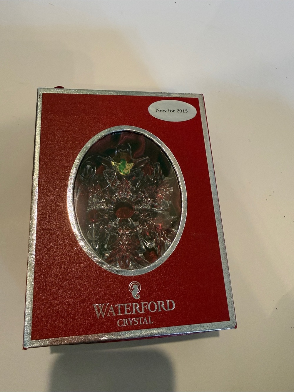 Waterford Crystal 2012 Snowstar collectors Ornament. NWT